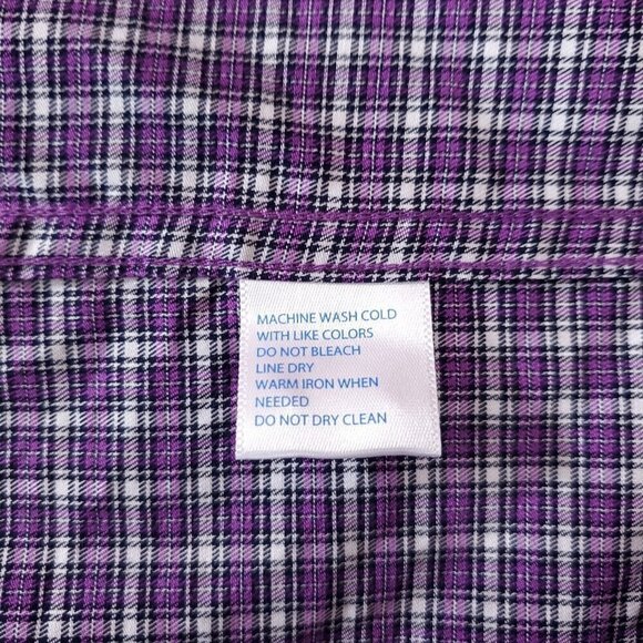 Southern Tide Mens Size XXL Classic Fit Purple Long Sleeve Button Down Shirt - Picture 9 of 12
